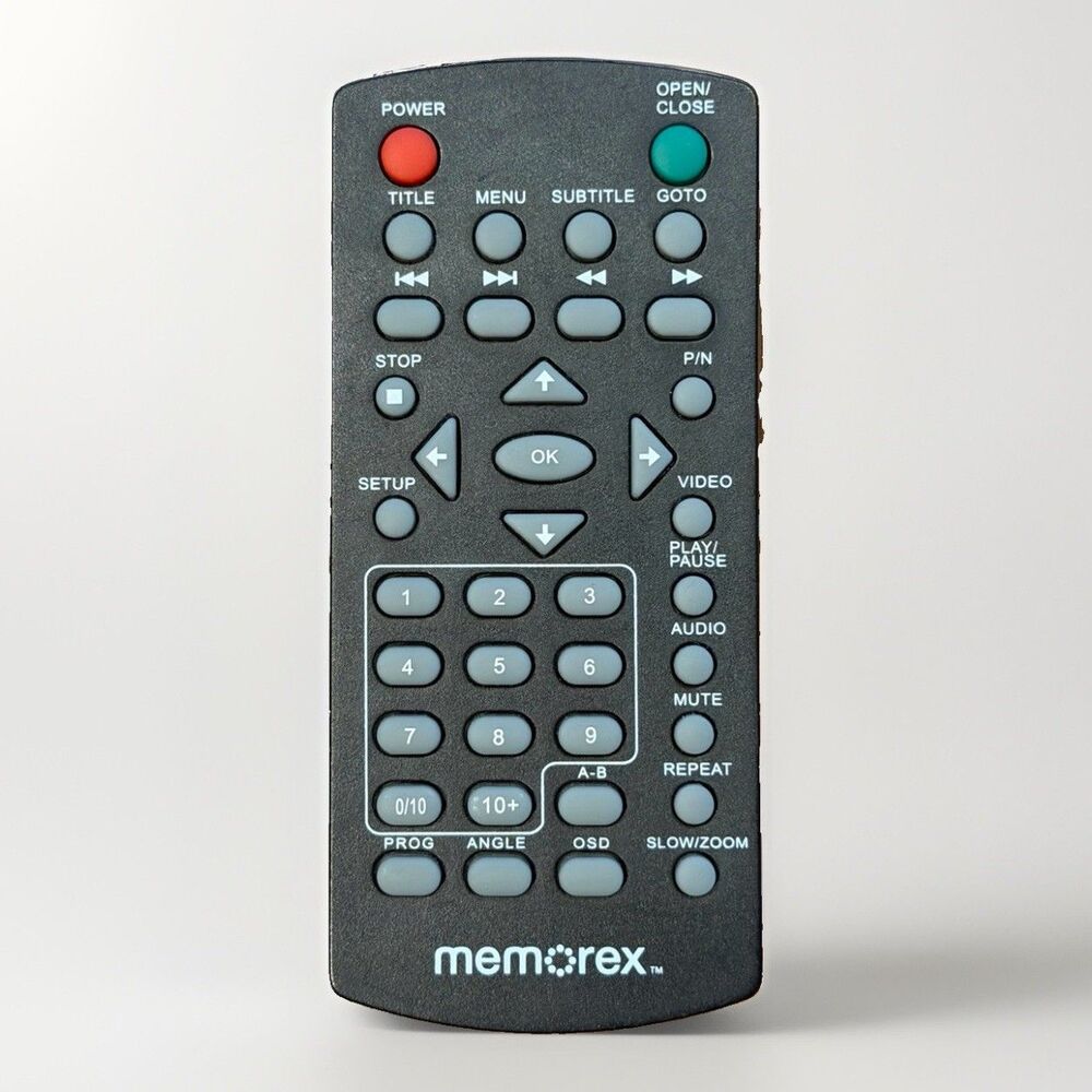 Original Memorex MVD2015/2016 DVD Remote Control for MVD2015, MVD2016, MVD2047
